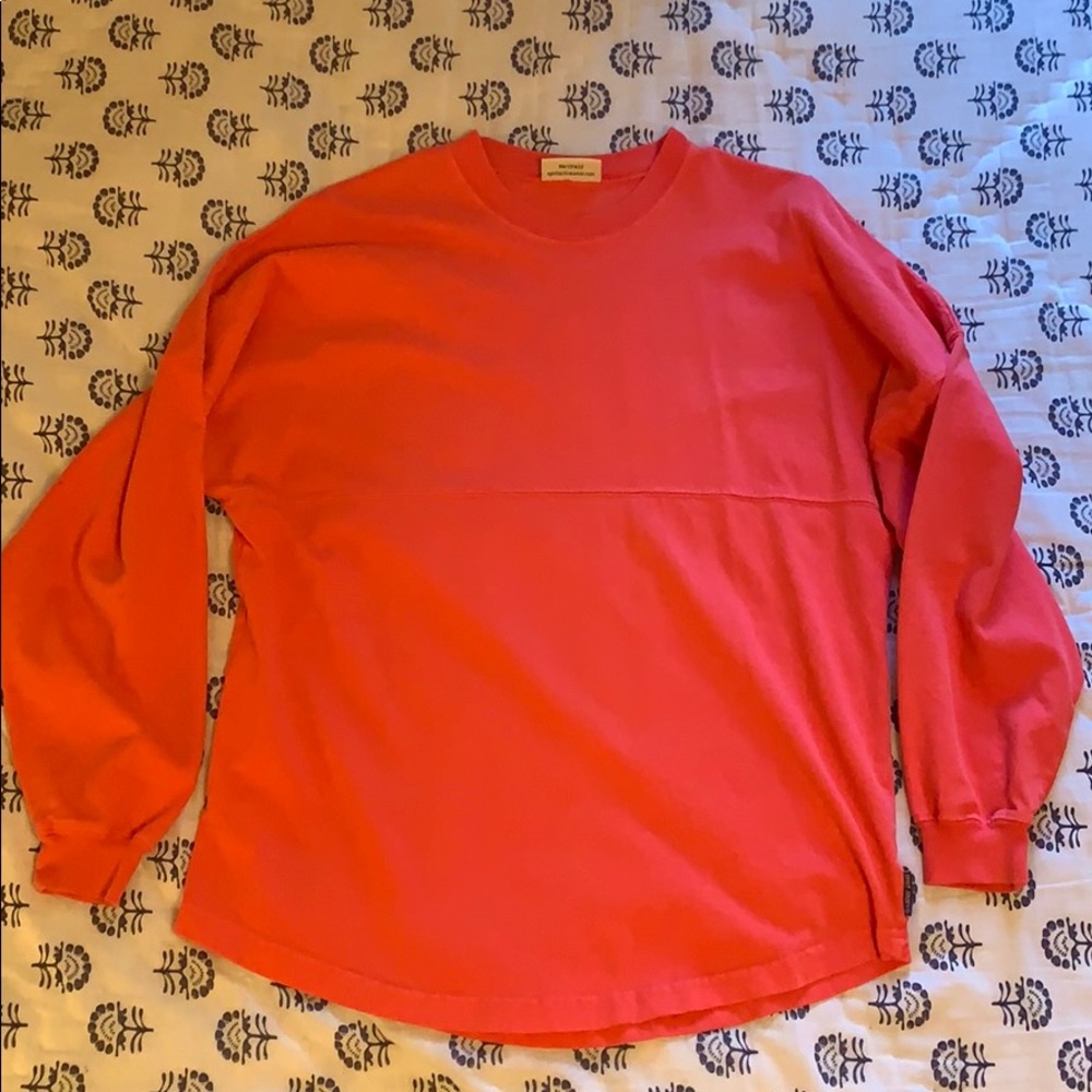 “Run Bike Hike” coral spirit jersey